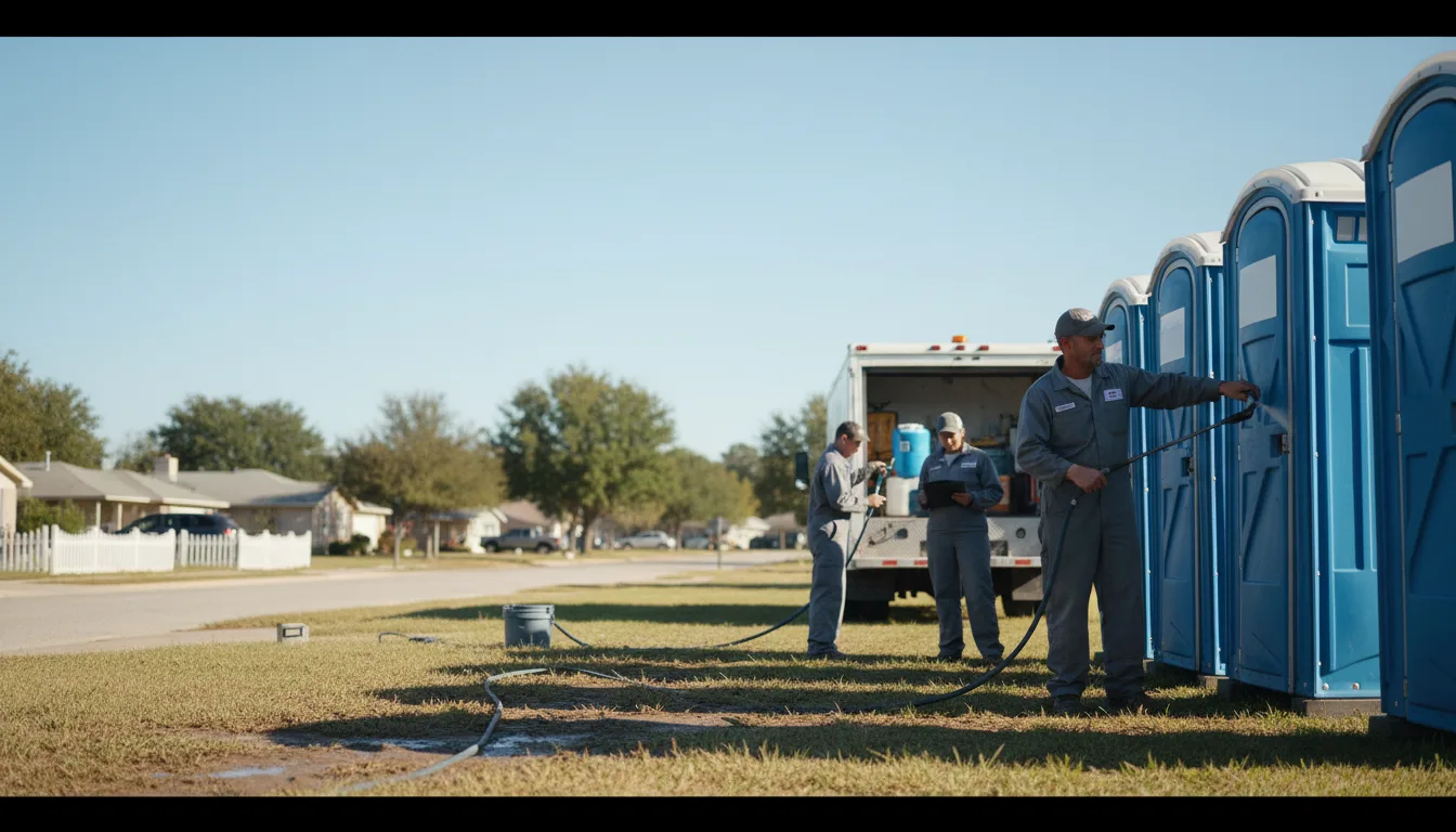 Long-Term Portable Toilet Rental in Crystal, MI near me